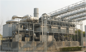 浙江誠信包裝材料有限公司，一套大型溶劑回收設(shè)備對(duì)接4臺(tái)復(fù)合機(jī)